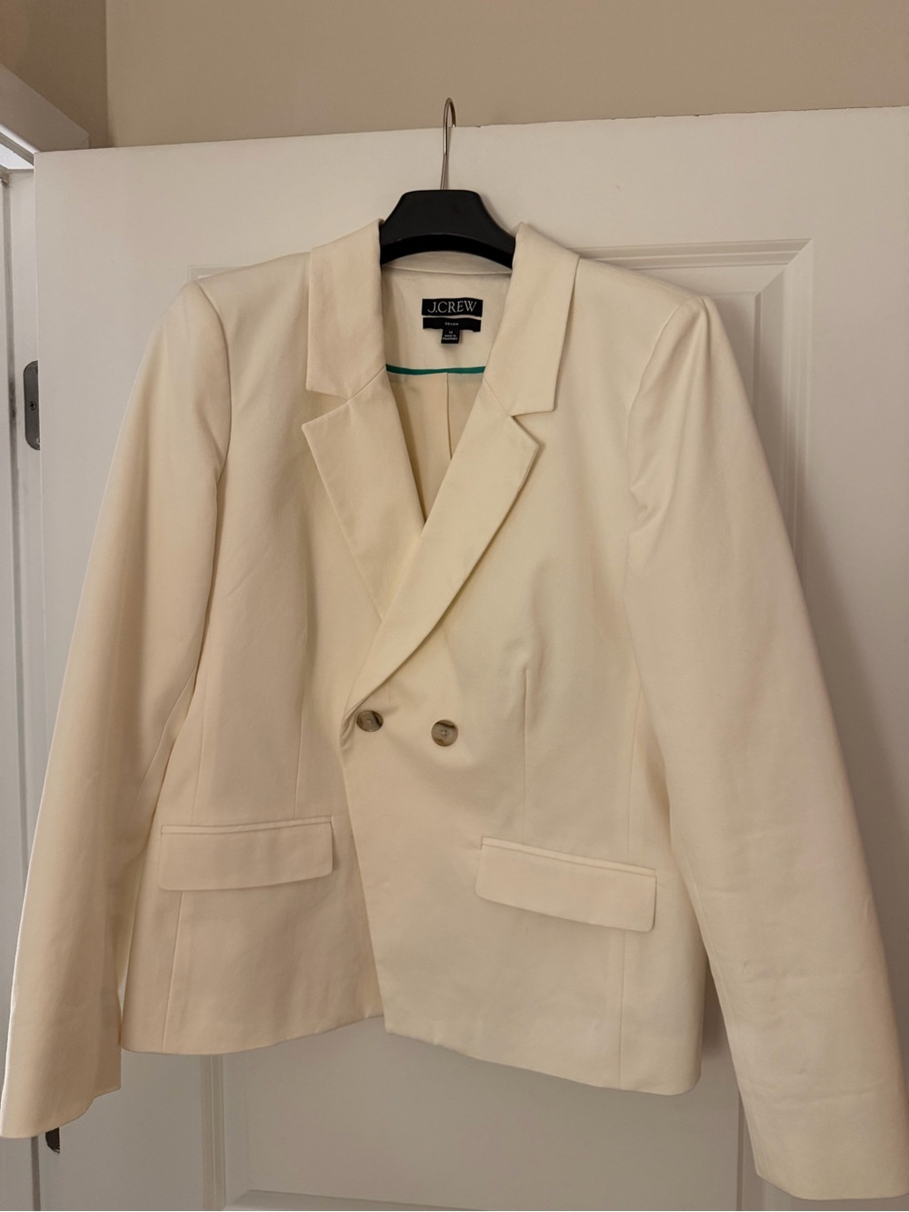 J. CREW Devon Blazer in Cream